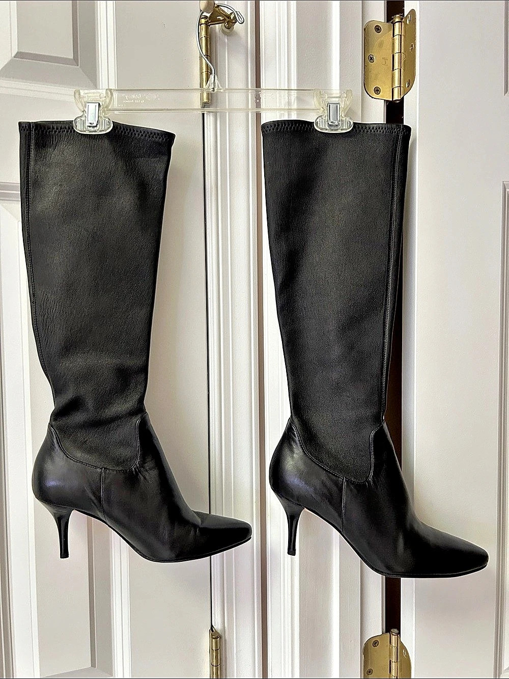 Tahari Aerosoles TA-CONNIE Black Heeled Boots US 7.5 M Like New